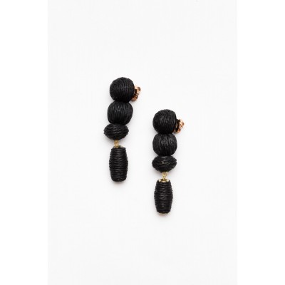 Nikita Black Drop Earring