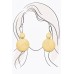 Langley Ecru Circle Drop Earring