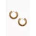 Christina Gold Beaded Hoop Earring