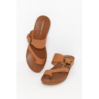 Dotsie Tan Resin Buckle Slide