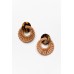 Corfu Tan Weave Earring