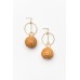 Ivy Tan Weave Drop Earring